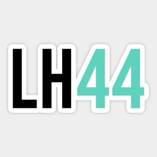Lewis Hamilton 44 - Driver Initials and Number Sticker